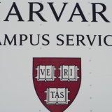 L'emblême de l'Université de Harvard. (Archive). KEYSTONE/EPA/CJ GUNTHER